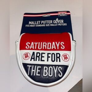 NWT Barstool Sports Saturdays Are For The Boys Mallet Putter Headcover Cover